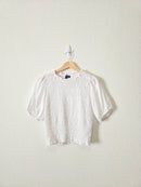 J.Crew Puff Sleeve Smocked Top (S)