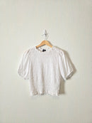J.Crew Puff Sleeve Smocked Top (S)
