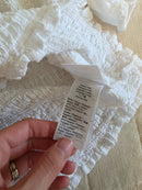 J.Crew Puff Sleeve Smocked Top (S)
