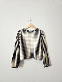 Vintage Striped Cotton Knit (S)