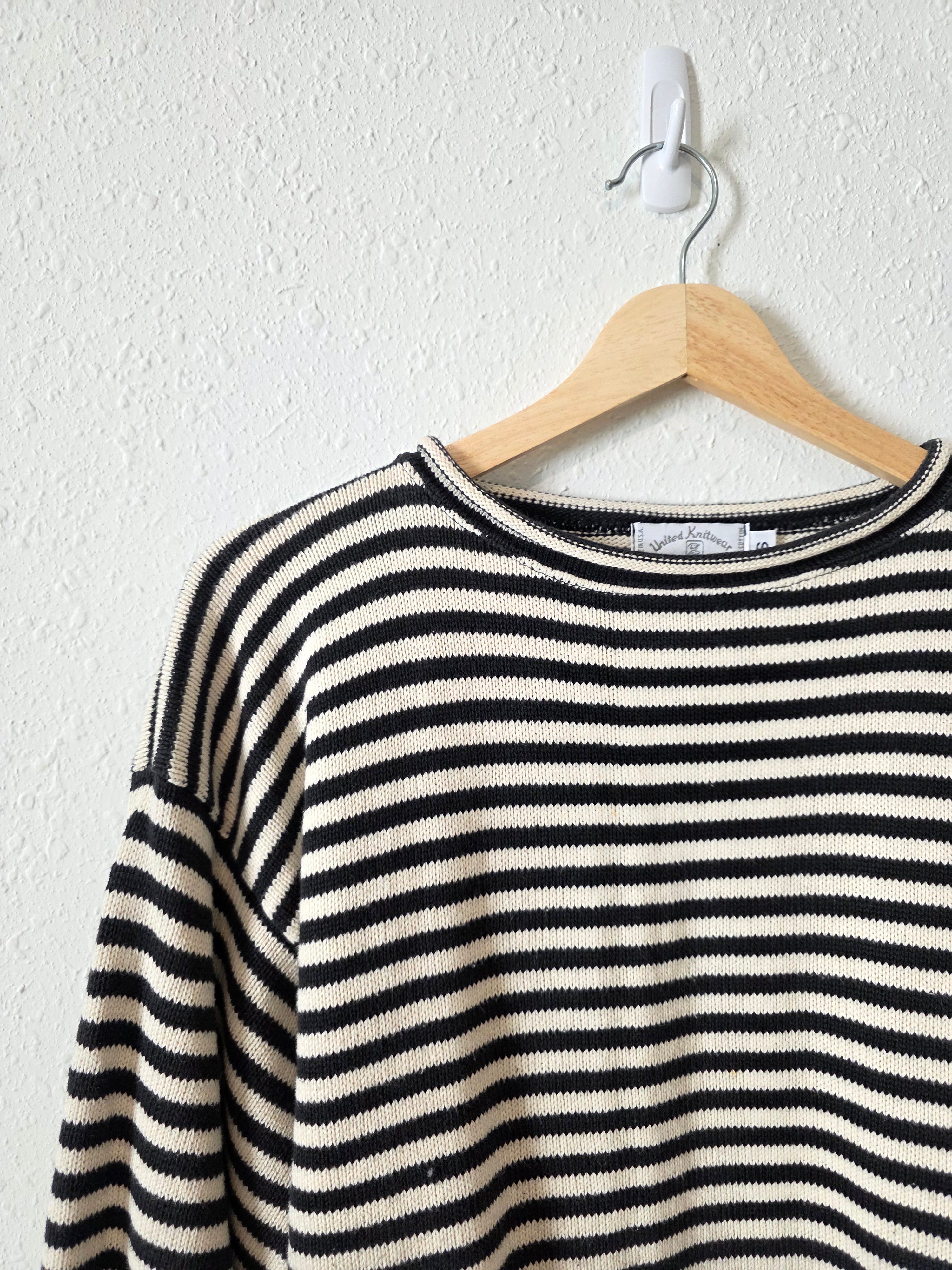 Vintage Striped Cotton Knit (S)