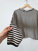 Vintage Striped Cotton Knit (S)