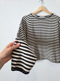 Vintage Striped Cotton Knit (S)