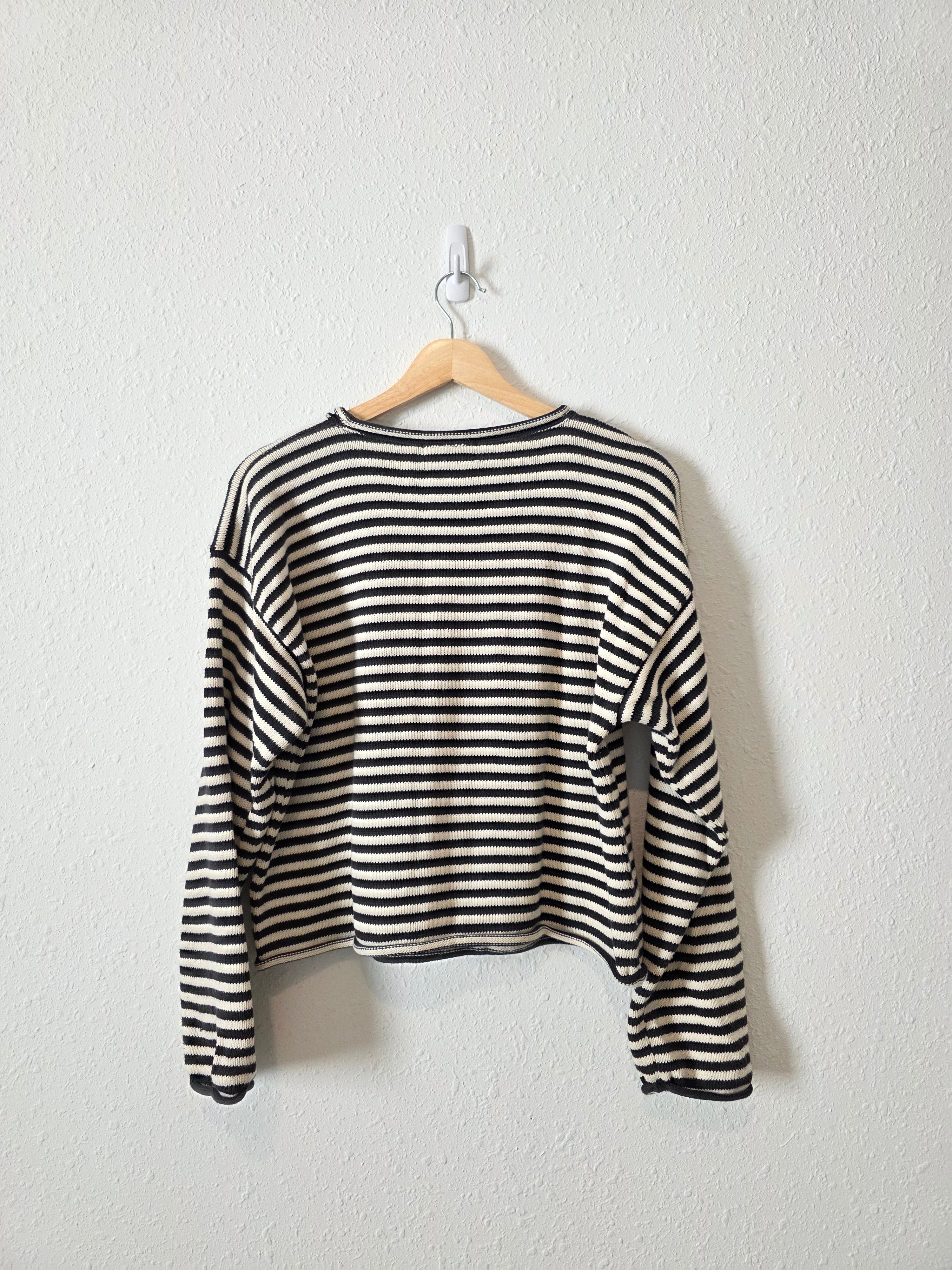 Vintage Striped Cotton Knit (S)
