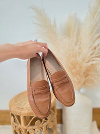J.Crew Brown Leather Loafers (8.5)