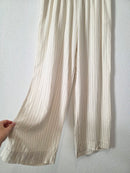 Striped Wide Leg Linen Pants (M)