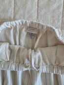 Striped Wide Leg Linen Pants (M)