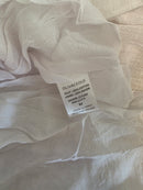 NEW White Smocked Maxi Dress (M)