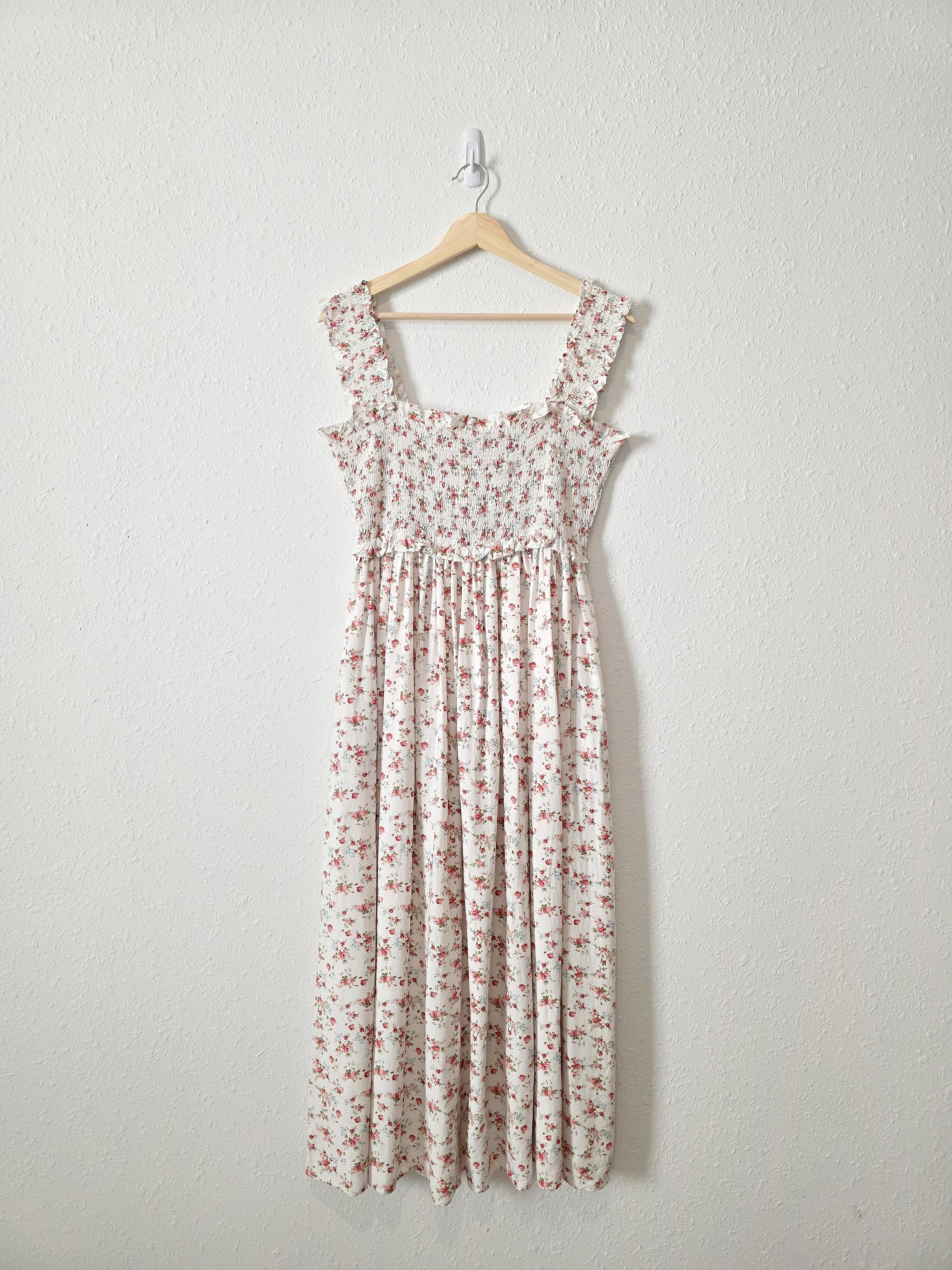 Jacquie The Label Floral Smocked Dress (M)