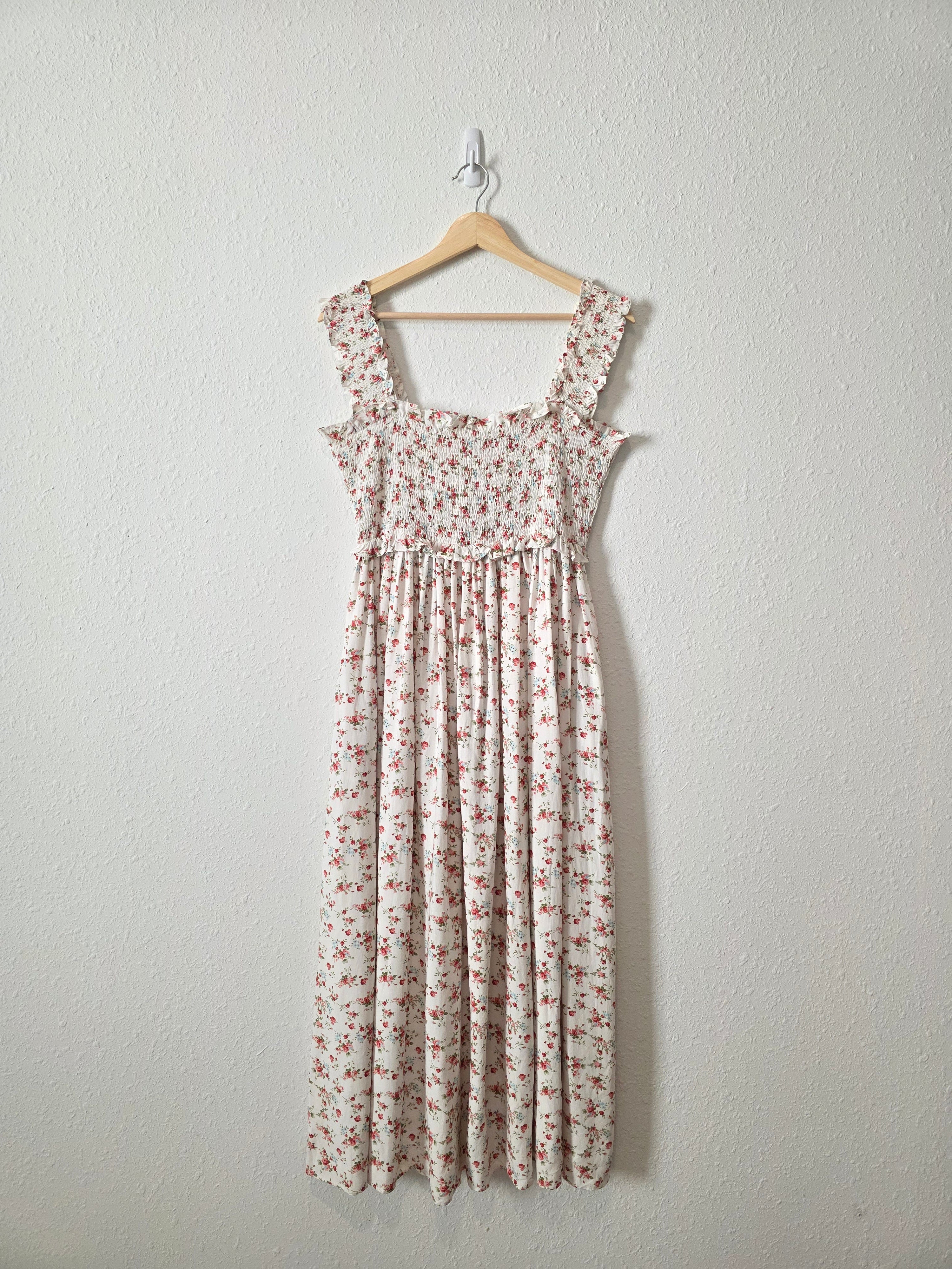 Jacquie The Label Floral Smocked Dress (M)