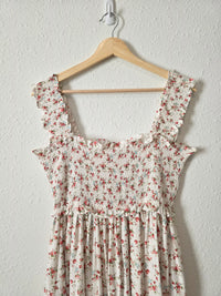 Jacquie The Label Floral Smocked Dress (M)