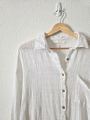 Free People Textured Button Up (S)