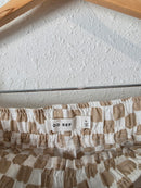 Mod Ref Patterned Cotton Linen Shorts (L)