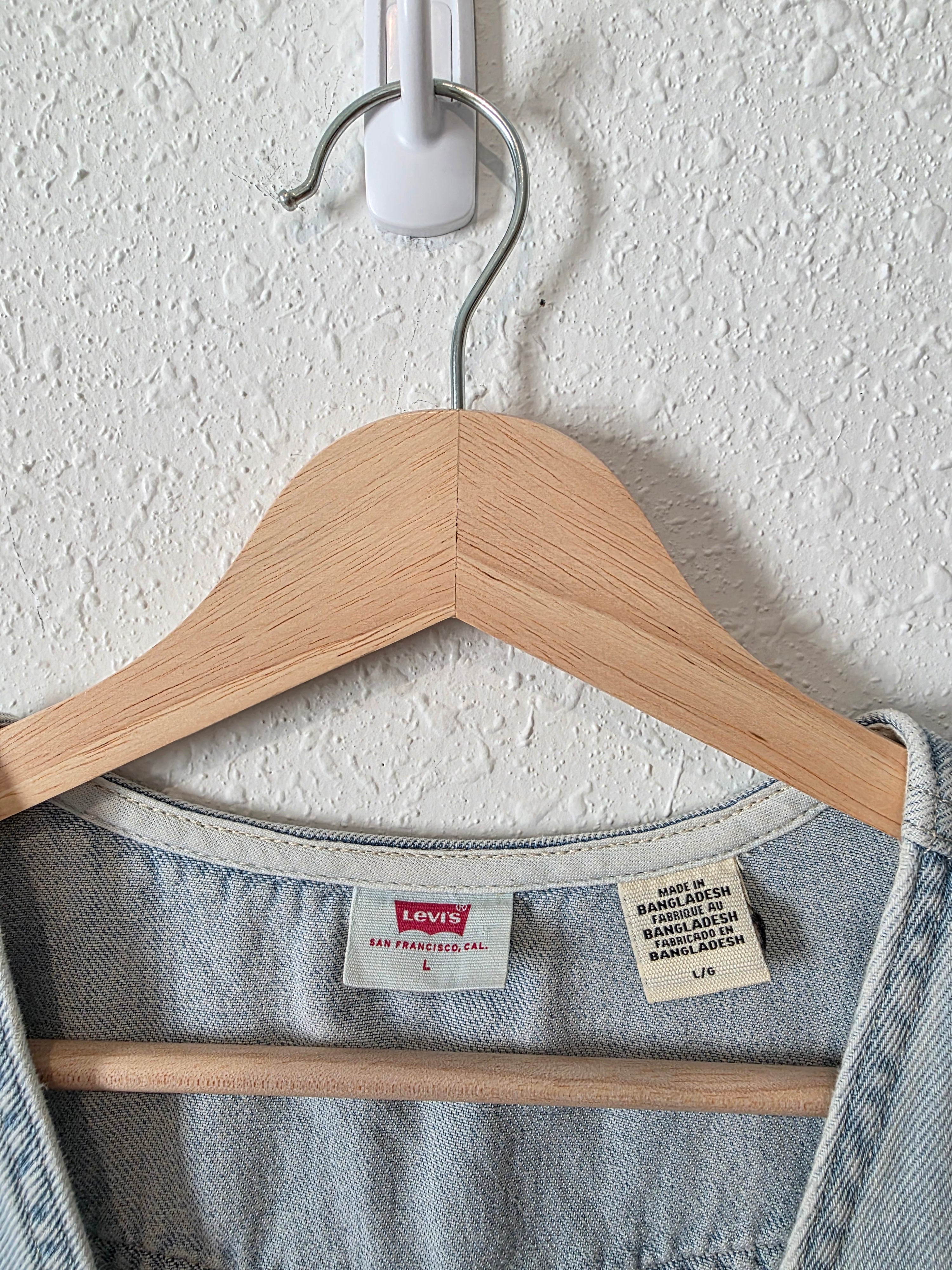 Levi's Light Wash Denim Dress (L)