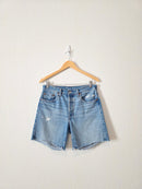 Levi's Mid Thigh Denim Shorts (28)