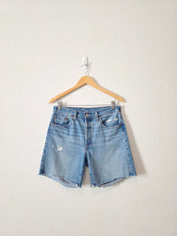 Levi's Mid Thigh Denim Shorts (28)