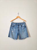 Levi's Mid Thigh Denim Shorts (28)