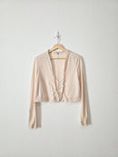 Free People Crochet Ribbed Top (M)