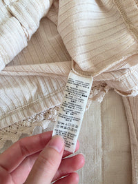 Free People Crochet Ribbed Top (M)