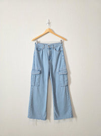 Loft Cargo Wide Leg Jeans (24/00)