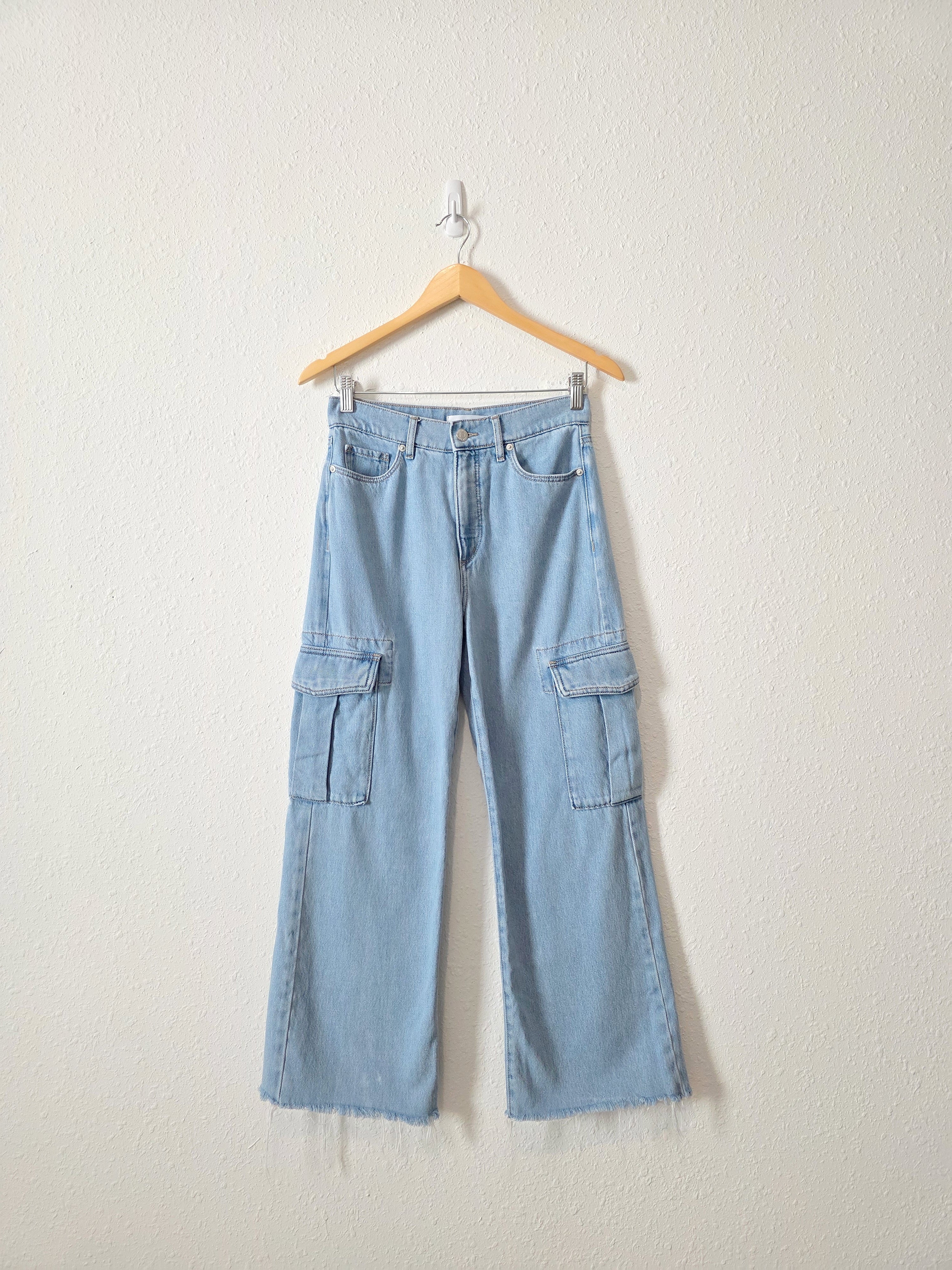 Loft Cargo Wide Leg Jeans (24/00)