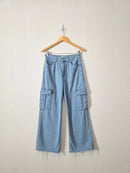 Loft Cargo Wide Leg Jeans (24/00)
