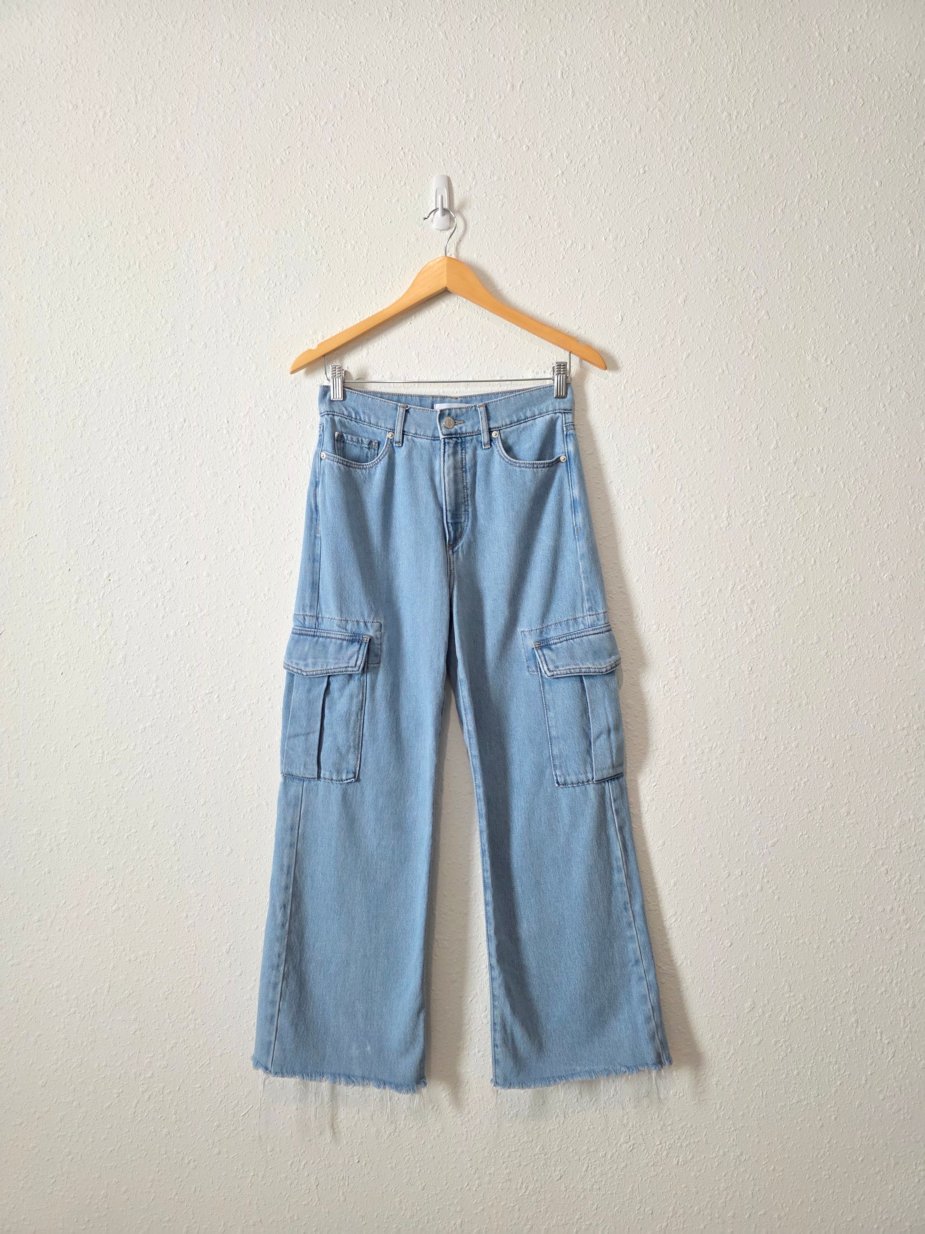 Loft Cargo Wide Leg Jeans (24/00)
