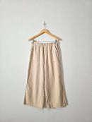 By Together Wide Leg Flax Pants (S)