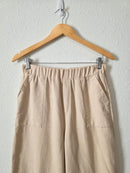 By Together Wide Leg Flax Pants (S)
