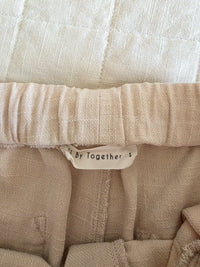 By Together Wide Leg Flax Pants (S)