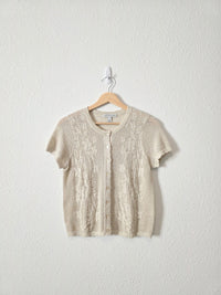 Floral Cotton Button Up Top (S)