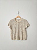 Floral Cotton Button Up Top (S)