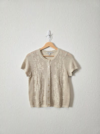 Floral Cotton Button Up Top (S)