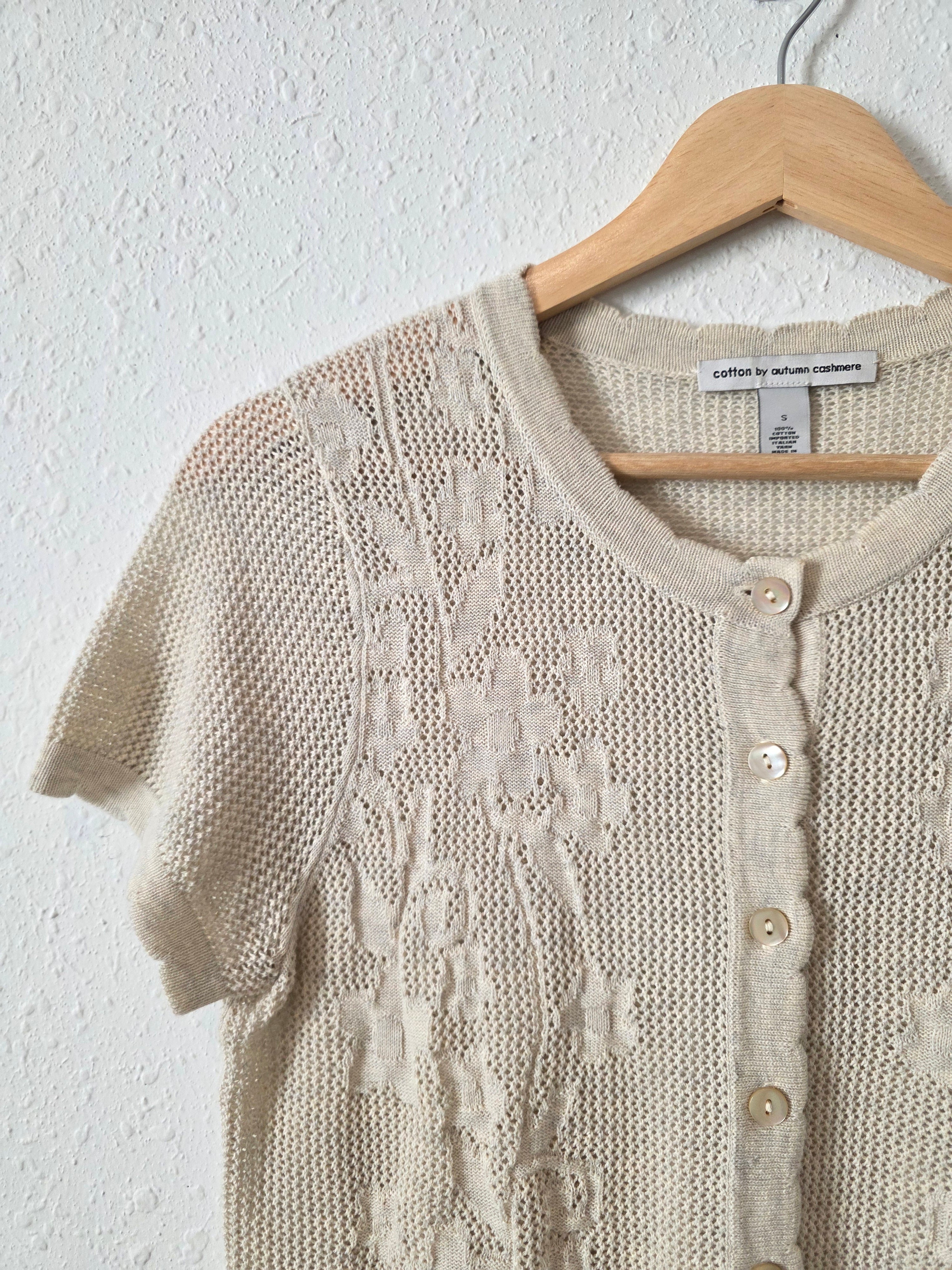 Floral Cotton Button Up Top (S)