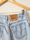 Vintage Levi's Light Wash Shorts (30)
