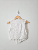 Altar'd State Floral Tie Front Vest (S)