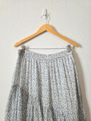 Floral Cotton Midi Skirt (XL)