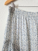 Floral Cotton Midi Skirt (XL)