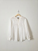 Banana Republic Puff Sleeve Blouse (M)