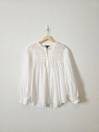 Banana Republic Puff Sleeve Blouse (M)