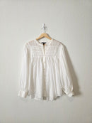 Banana Republic Puff Sleeve Blouse (M)