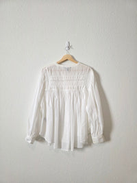 Banana Republic Puff Sleeve Blouse (M)