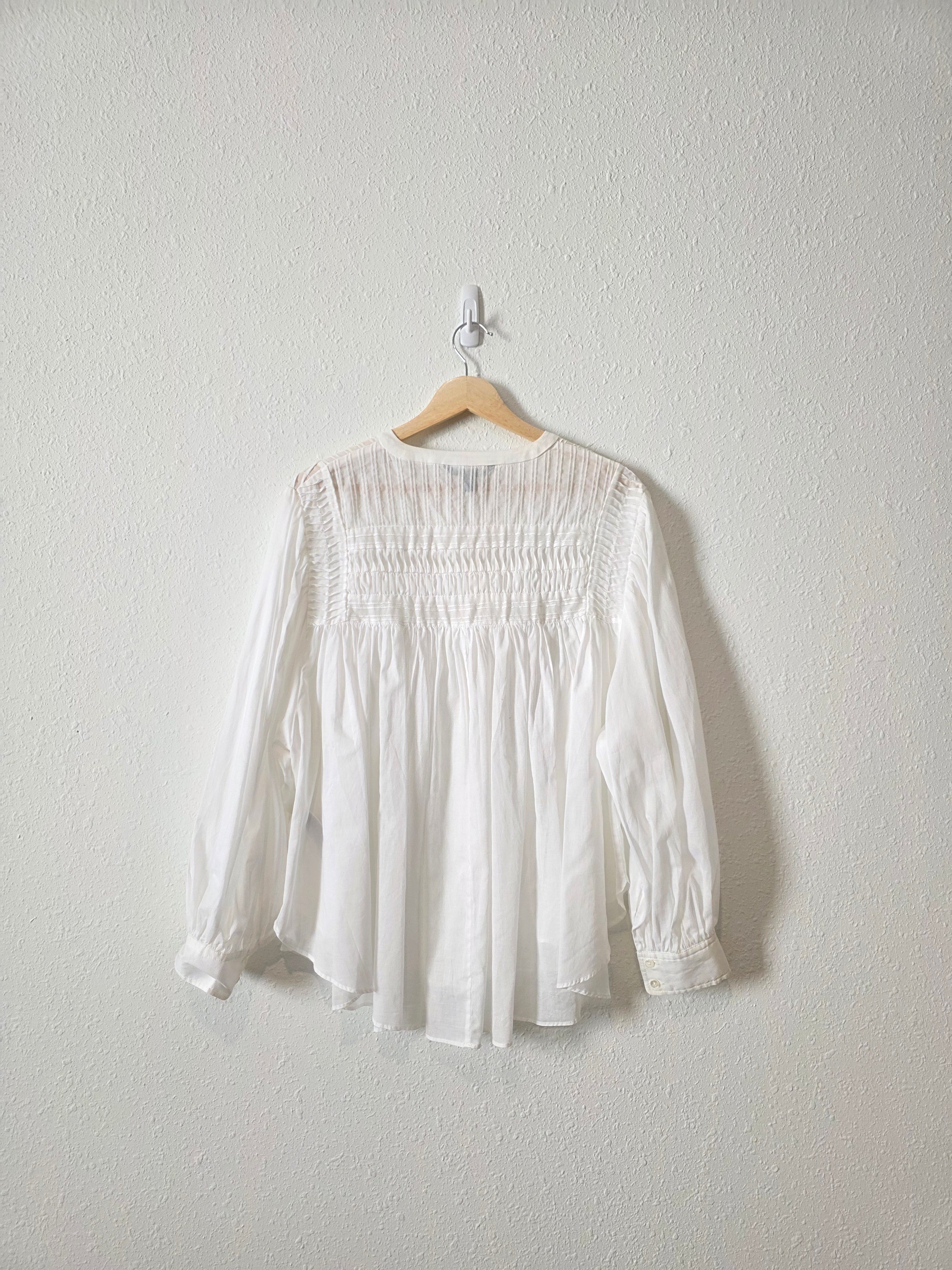 Banana Republic Puff Sleeve Blouse (M)
