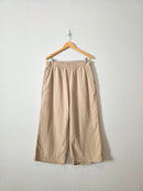 Cotton Gauze Wide Leg Pants (L)