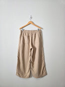 Cotton Gauze Wide Leg Pants (L)