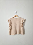 Rails Neutral Gauze Top (S)