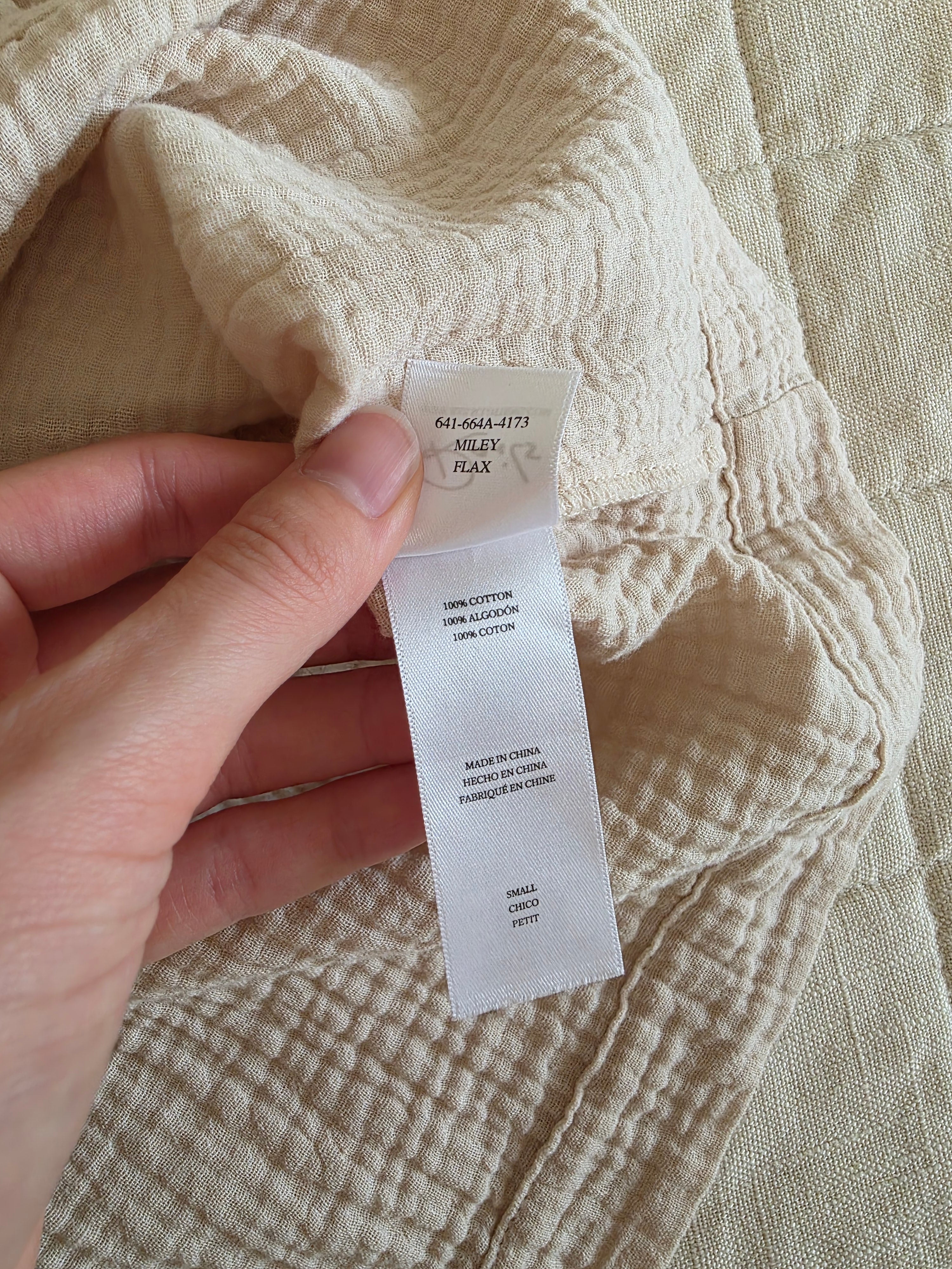 Rails Neutral Gauze Top (S)