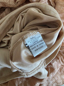 Neutral Smocked Maxi Dress (S)