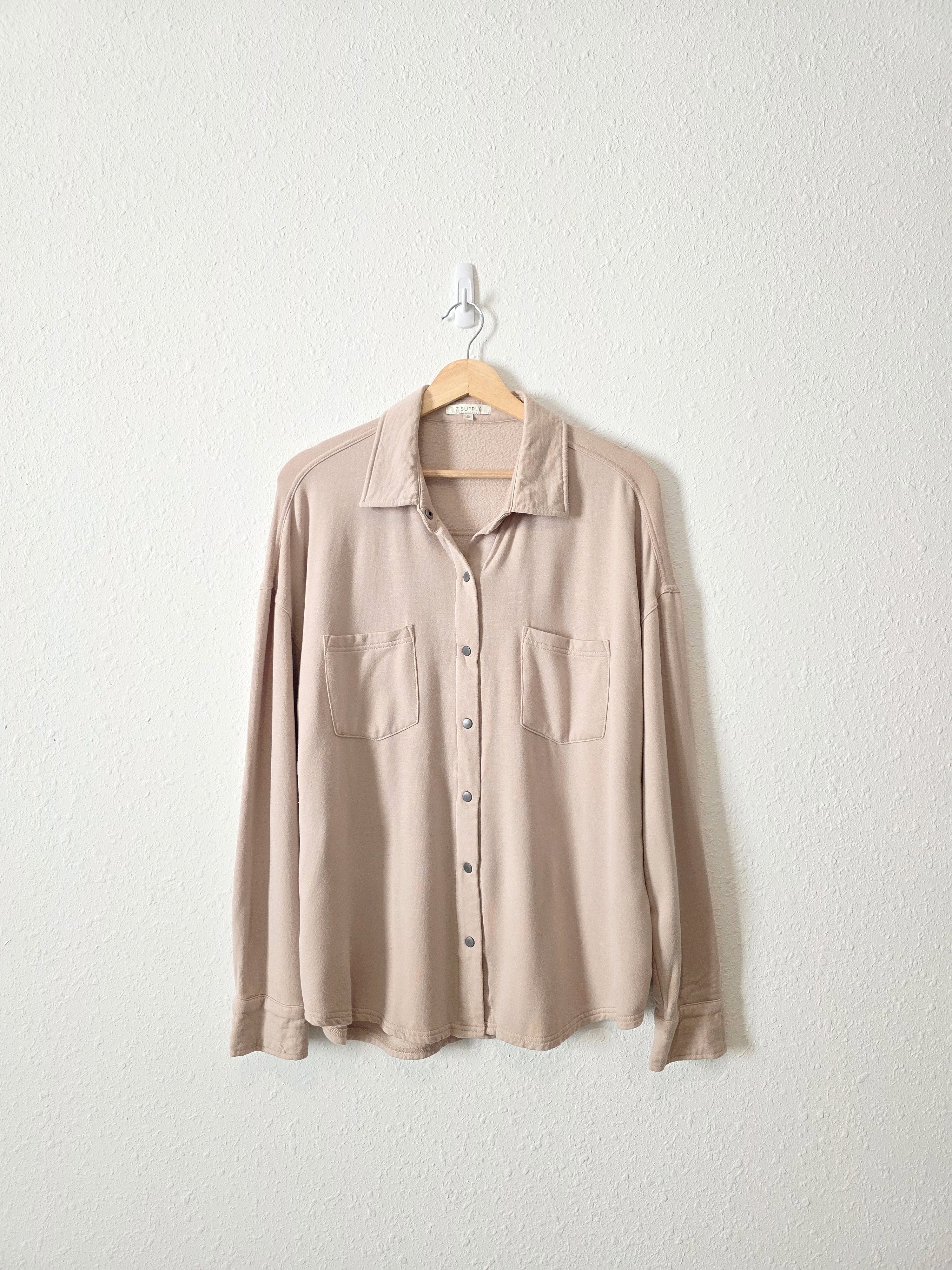 Z Supply Button Up Shirt Jacket (L)