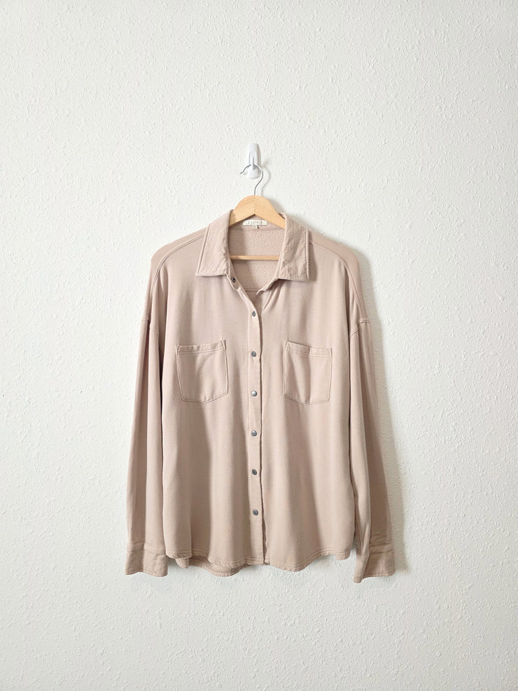 Z Supply Button Up Shirt Jacket (L)